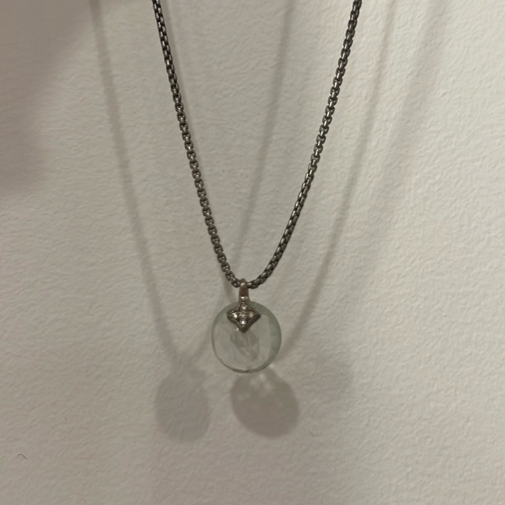 stunning aquamarine David yurman necklace! Barely won.